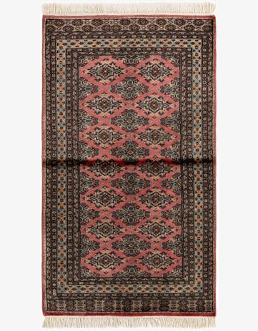 3' 1 x 5' 4 Hand Knotted Bokhara Oriental Rug