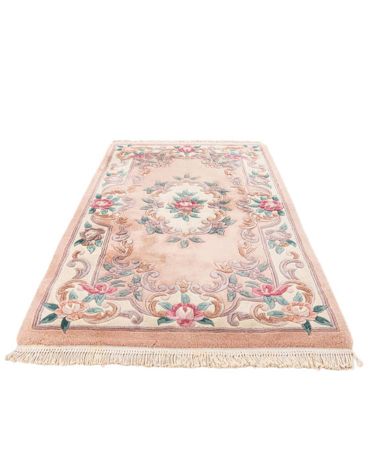 Detail image of 3' x 5' 2  Hand Knotted Carved Pekin Wool Rug