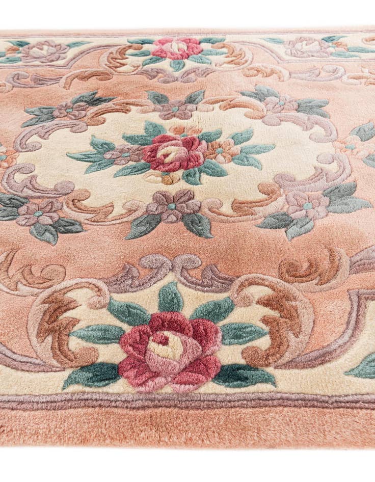 Detail image of 3' x 5' 2  Hand Knotted Carved Pekin Wool Rug