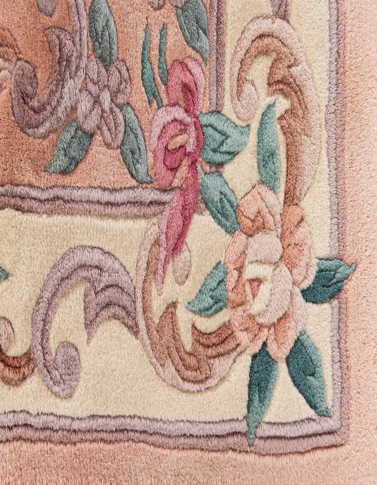 Detail image of 3' x 5' 2  Hand Knotted Carved Pekin Wool Rug