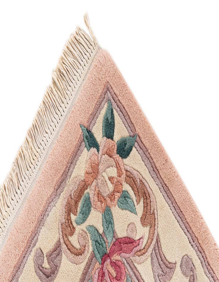 Detail image of 3' x 5' 2  Hand Knotted Carved Pekin Wool Rug