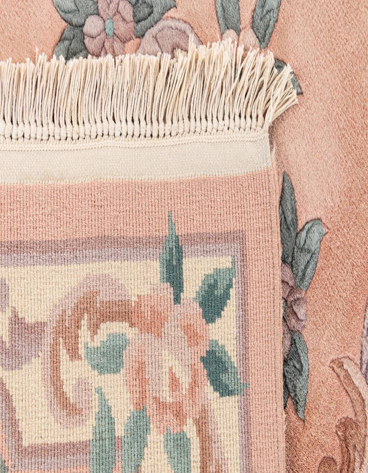 Detail image of 3' x 5' 2  Hand Knotted Carved Pekin Wool Rug