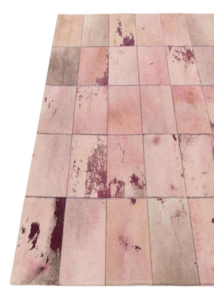 5' x 8' Cowhide Leather Rug