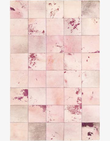 5' x 8' Cowhide Leather Rug