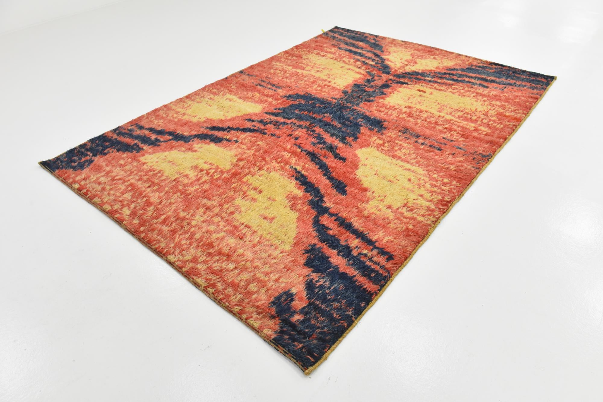 6' 5 x 9' 5 Hand Knotted Darya Wool Rug