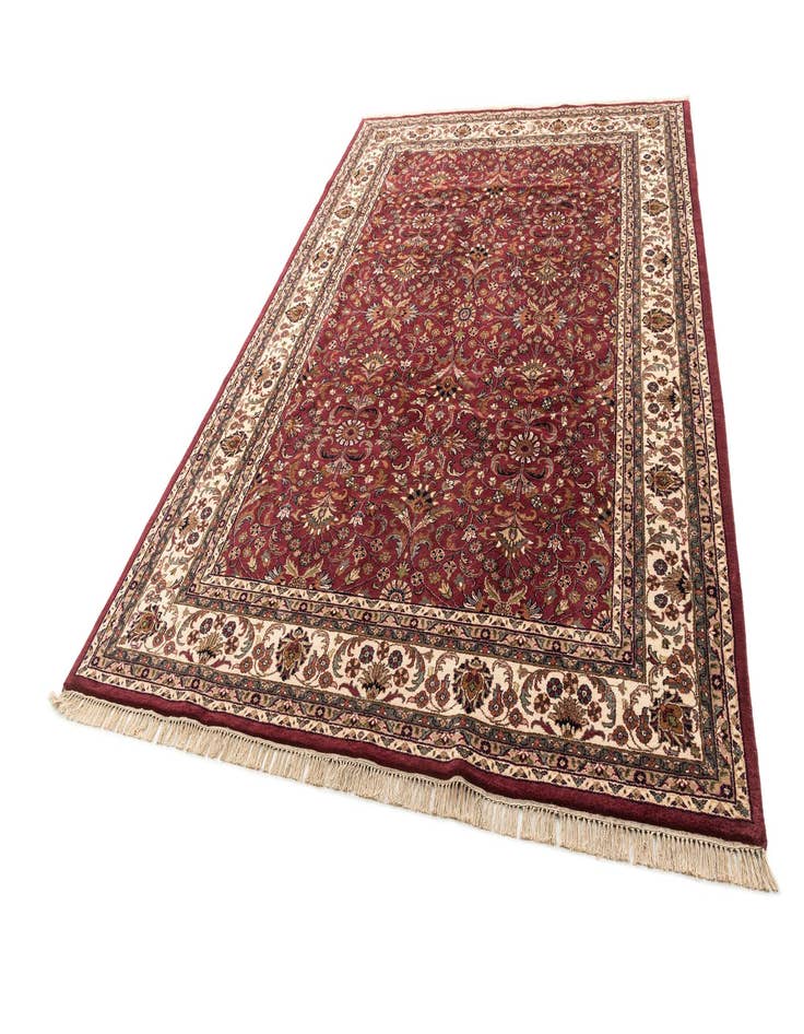 Detail image of 8' 1 x 11' 3 Hand Knotted Isfahan Oriental Wool Rug