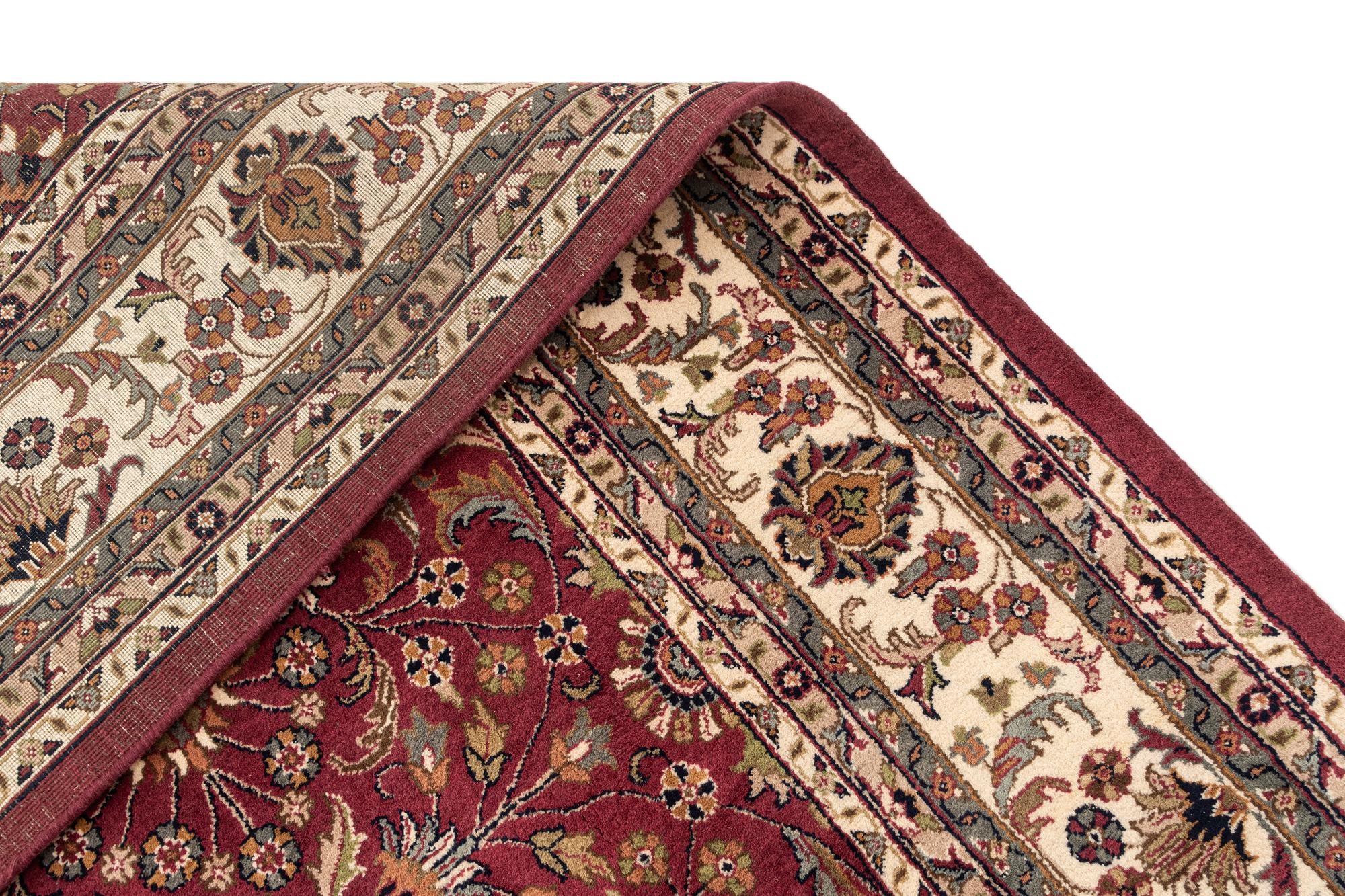 8' 1 x 11' 3 Hand Knotted Isfahan Oriental Wool Rug