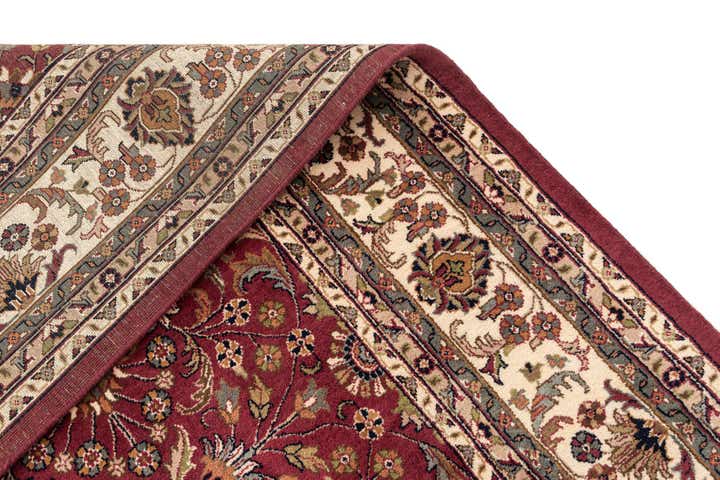 8' 1 x 11' 3 Hand Knotted Isfahan Oriental Wool Rug