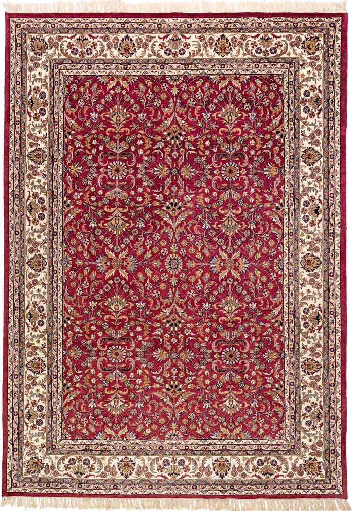 8' 1 x 11' 3 Hand Knotted Isfahan Oriental Wool Rug