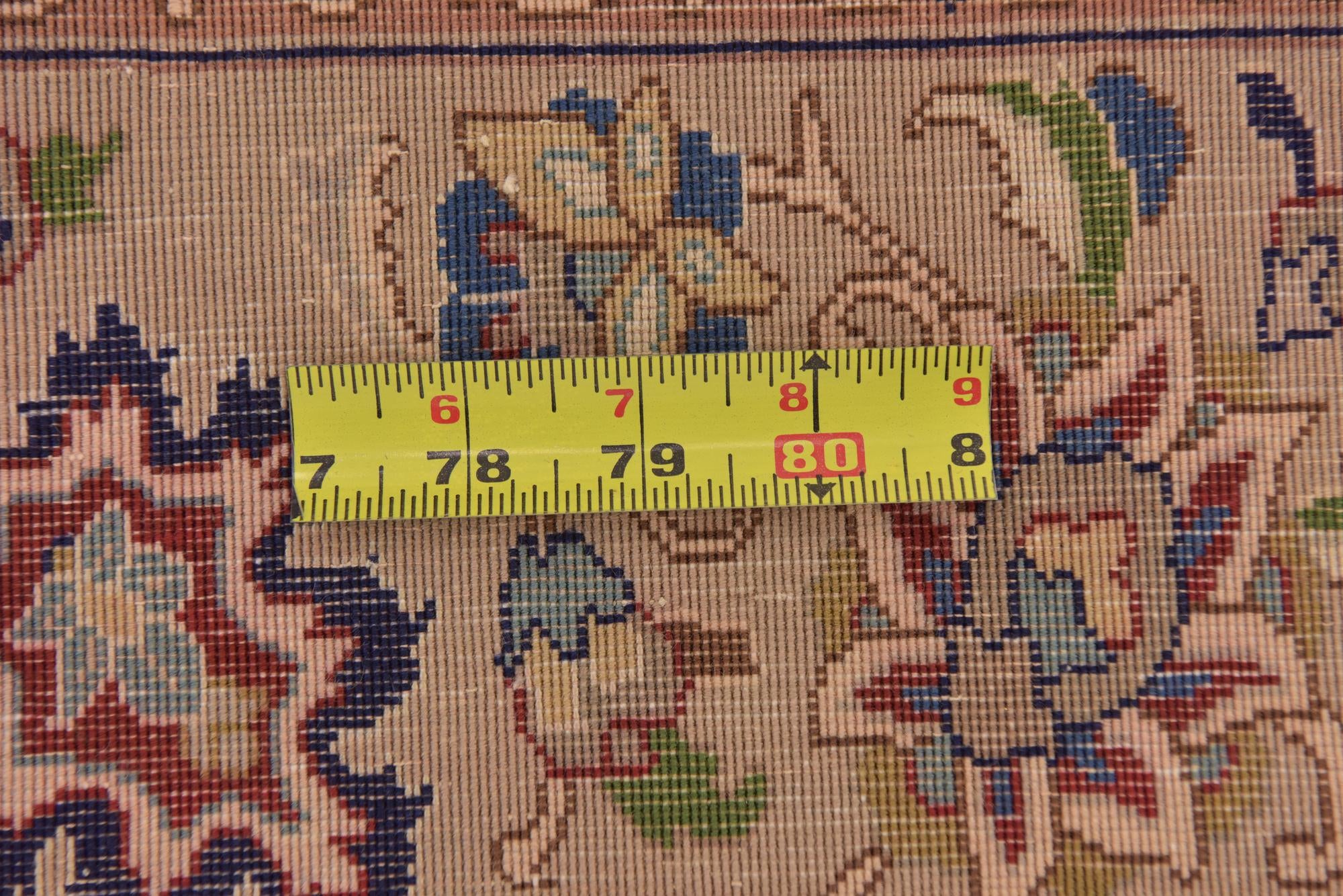 6' 6 x 9' 8 Hand Knotted Isfahan Persian Rug