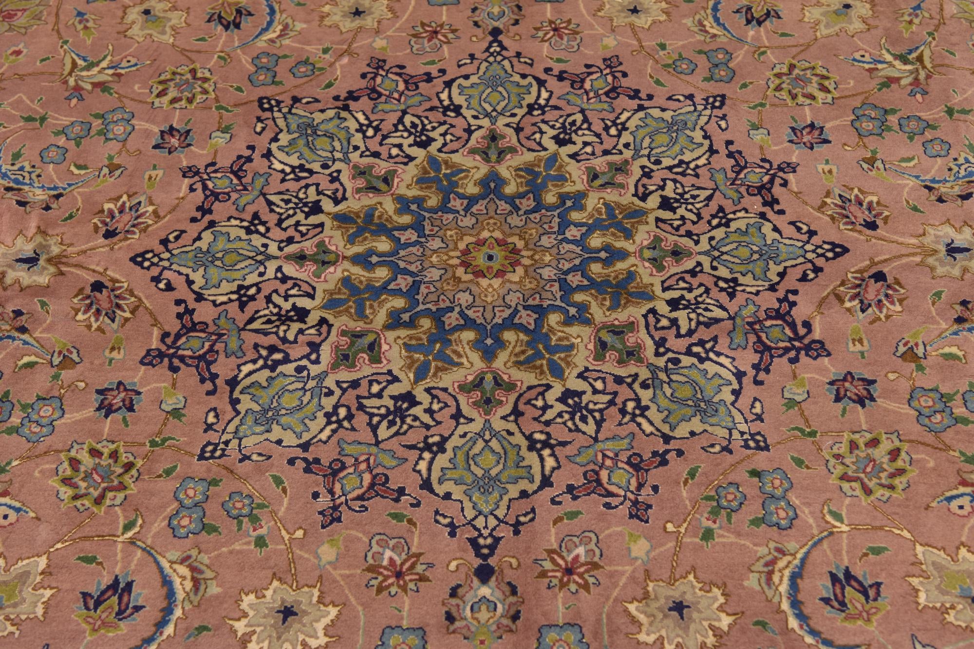 6' 6 x 9' 8 Hand Knotted Isfahan Persian Rug