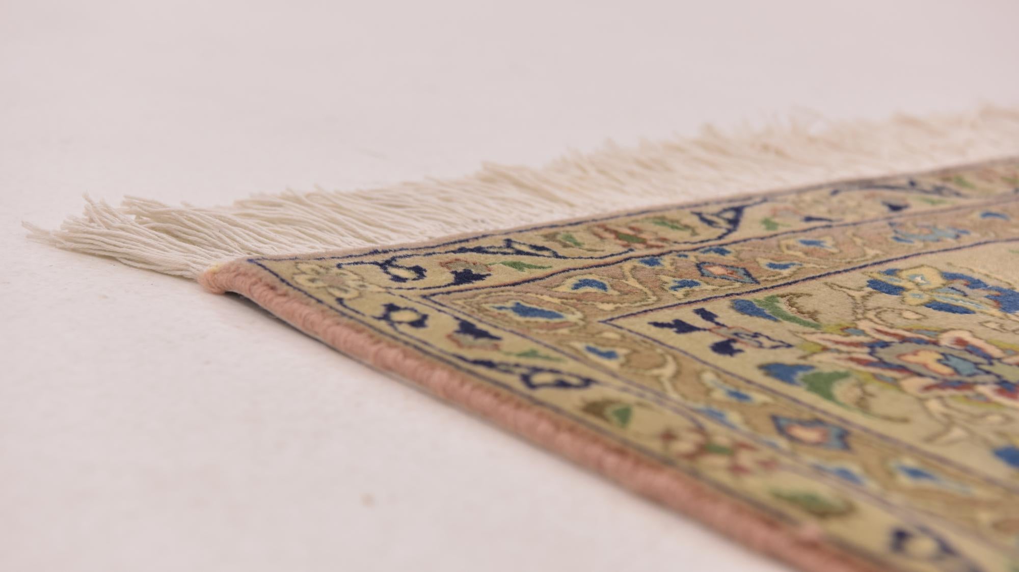 6' 6 x 9' 8 Hand Knotted Isfahan Persian Rug