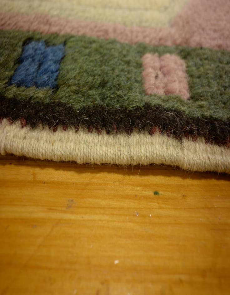 Detail image of 1' 10 x 2' 11 Hand Knotted Kars Wool Rug