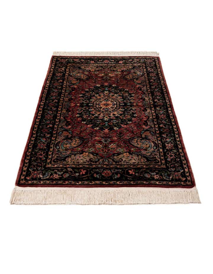 3' 1 x 5' 2 Hand Knotted Kashmir Oriental Rug