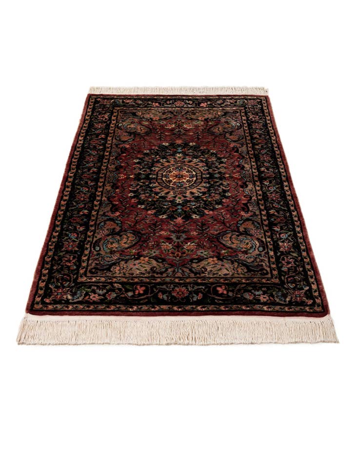 Detail image of 3' 1 x 5' 2 Hand Knotted Kashmir Oriental Rug