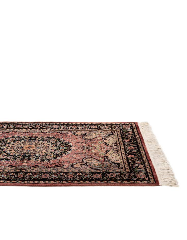 Detail image of 3' 1 x 5' 2 Hand Knotted Kashmir Oriental Rug