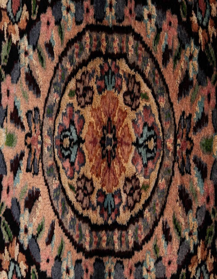 Detail image of 3' 1 x 5' 2  Hand Knotted Kashmir Oriental Rug