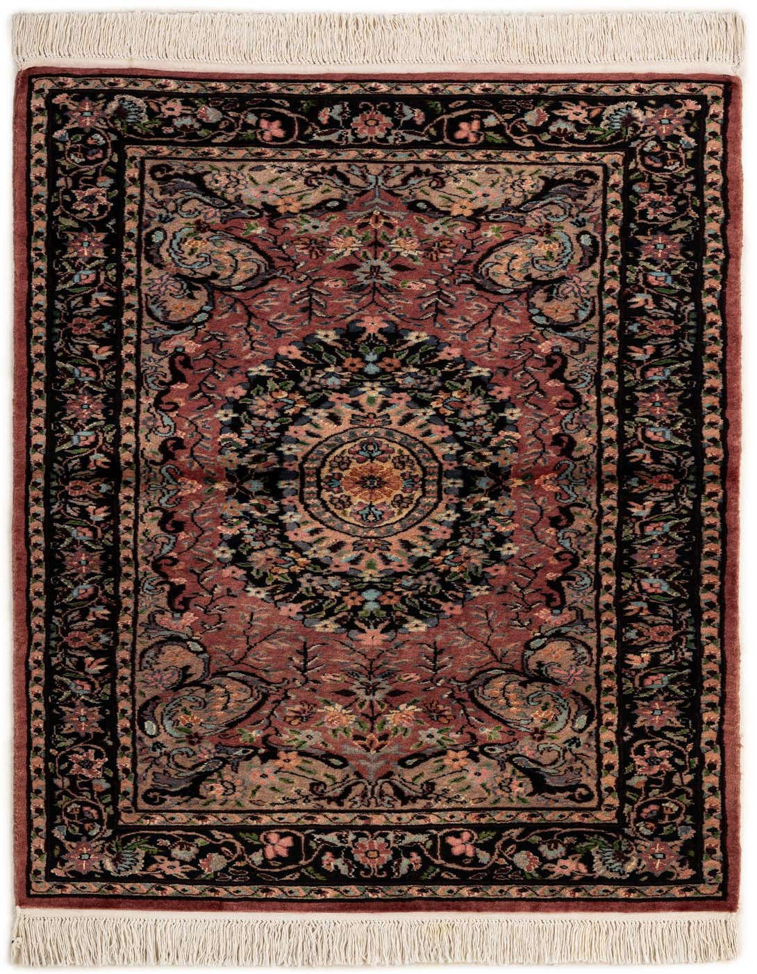 3' 1 x 5' 2 Hand Knotted Kashmir Oriental Rug