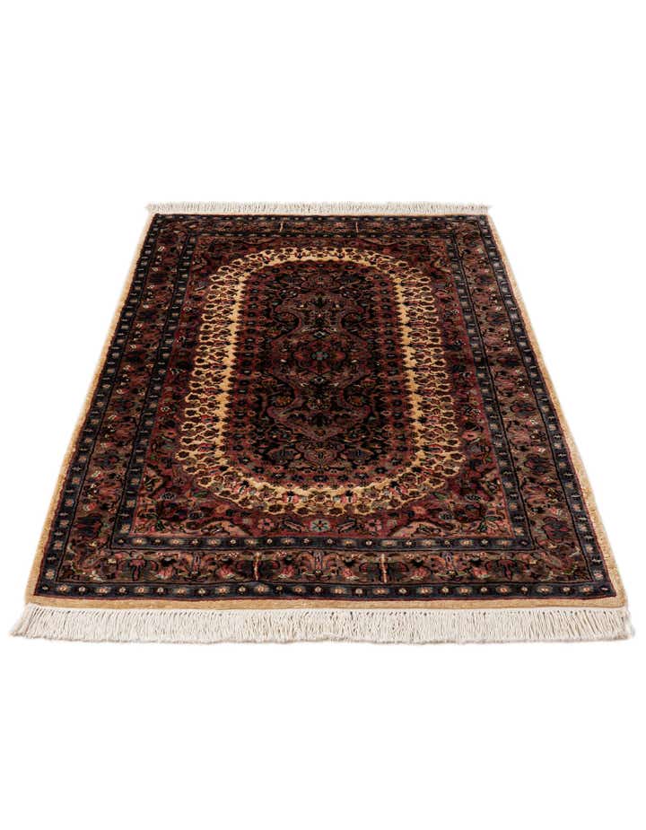 3' 3 x 5' 3 Hand Knotted Kashmir Oriental Rug