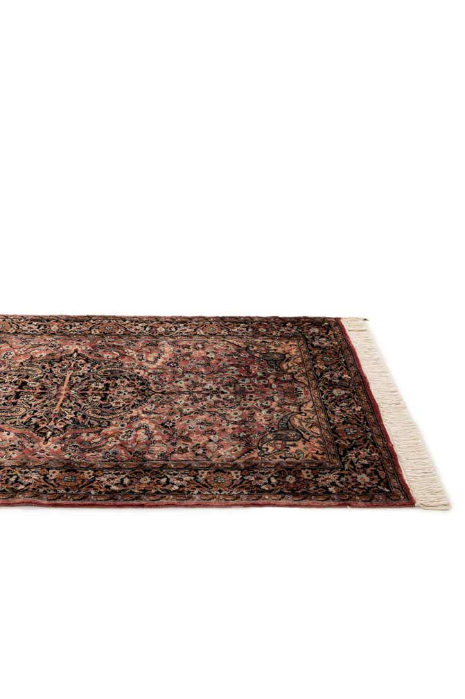 3' 2 x 5' 4 Hand Knotted Kashmir Oriental Rug