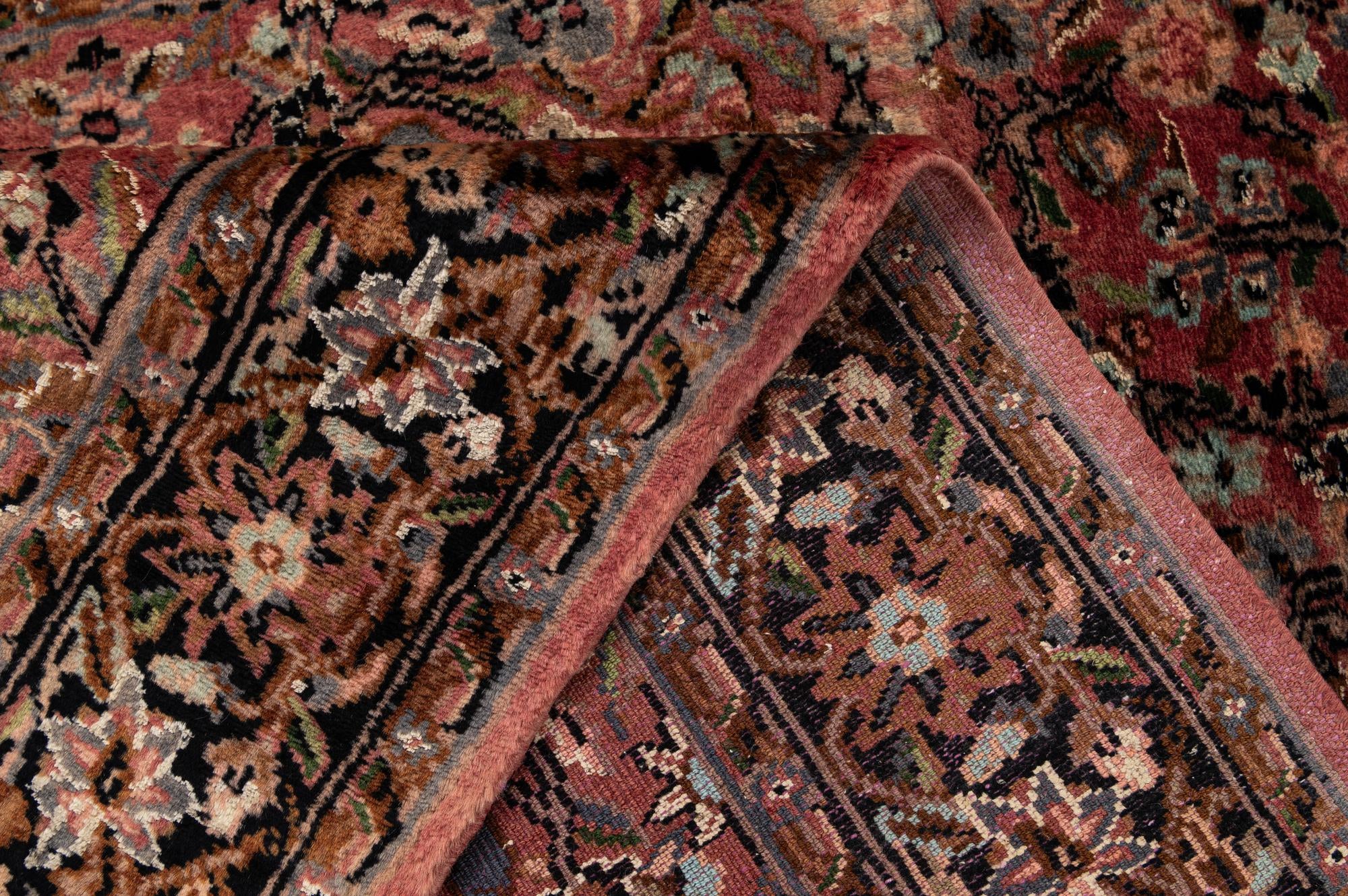 3' 2 x 5' 4 Hand Knotted Kashmir Oriental Rug