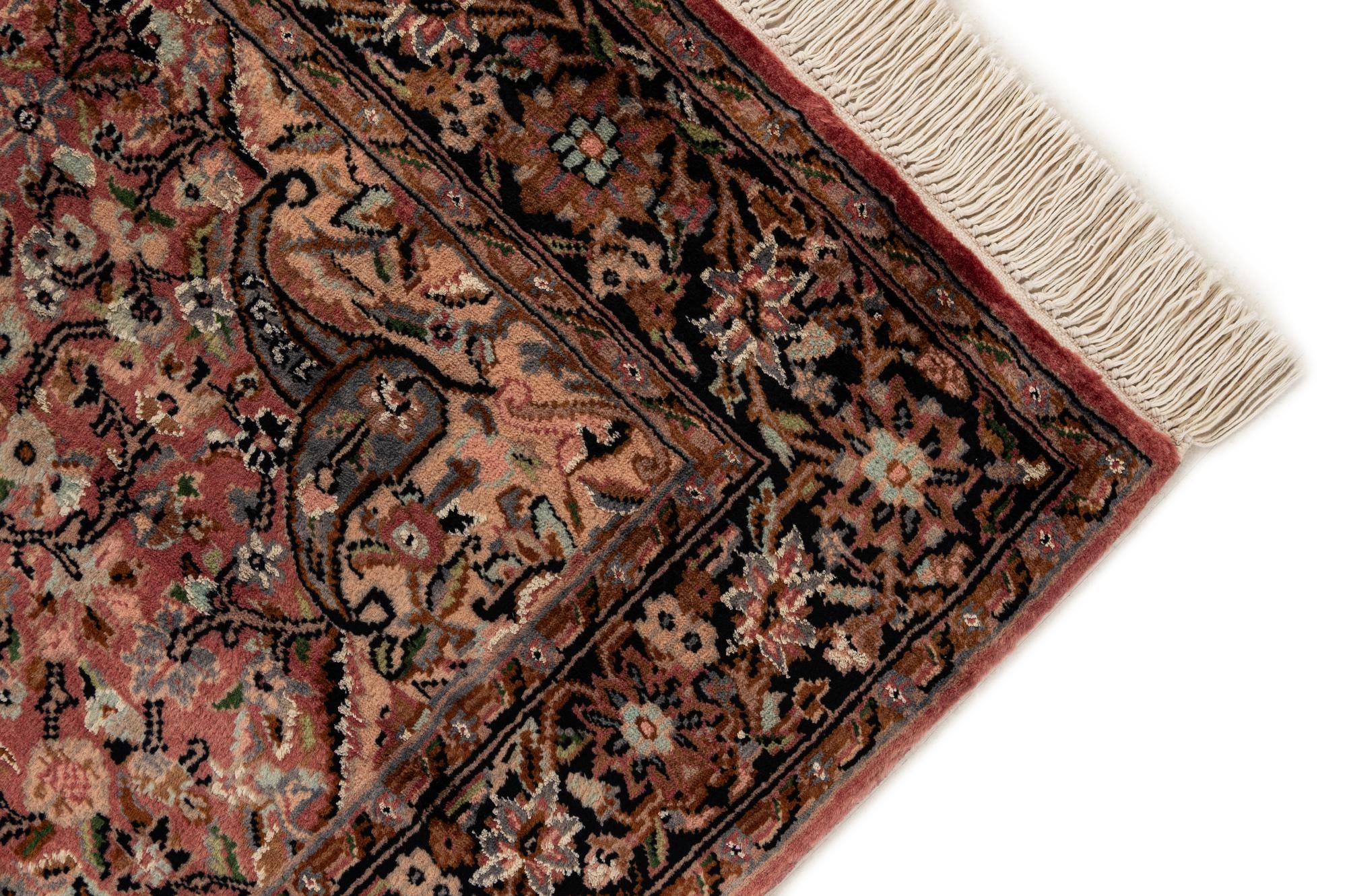 3' 2 x 5' 4 Hand Knotted Kashmir Oriental Rug