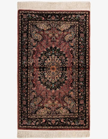 3' 1 x 5' 2 Hand Knotted Kashmir Oriental Rug