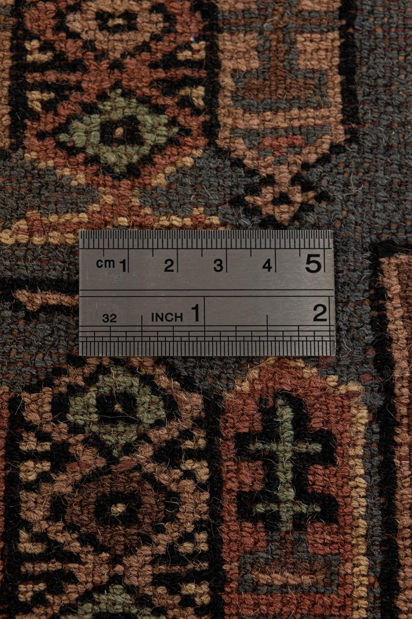 4' 2 x 6' 4 Hand Knotted Kazak Oriental Wool Rug