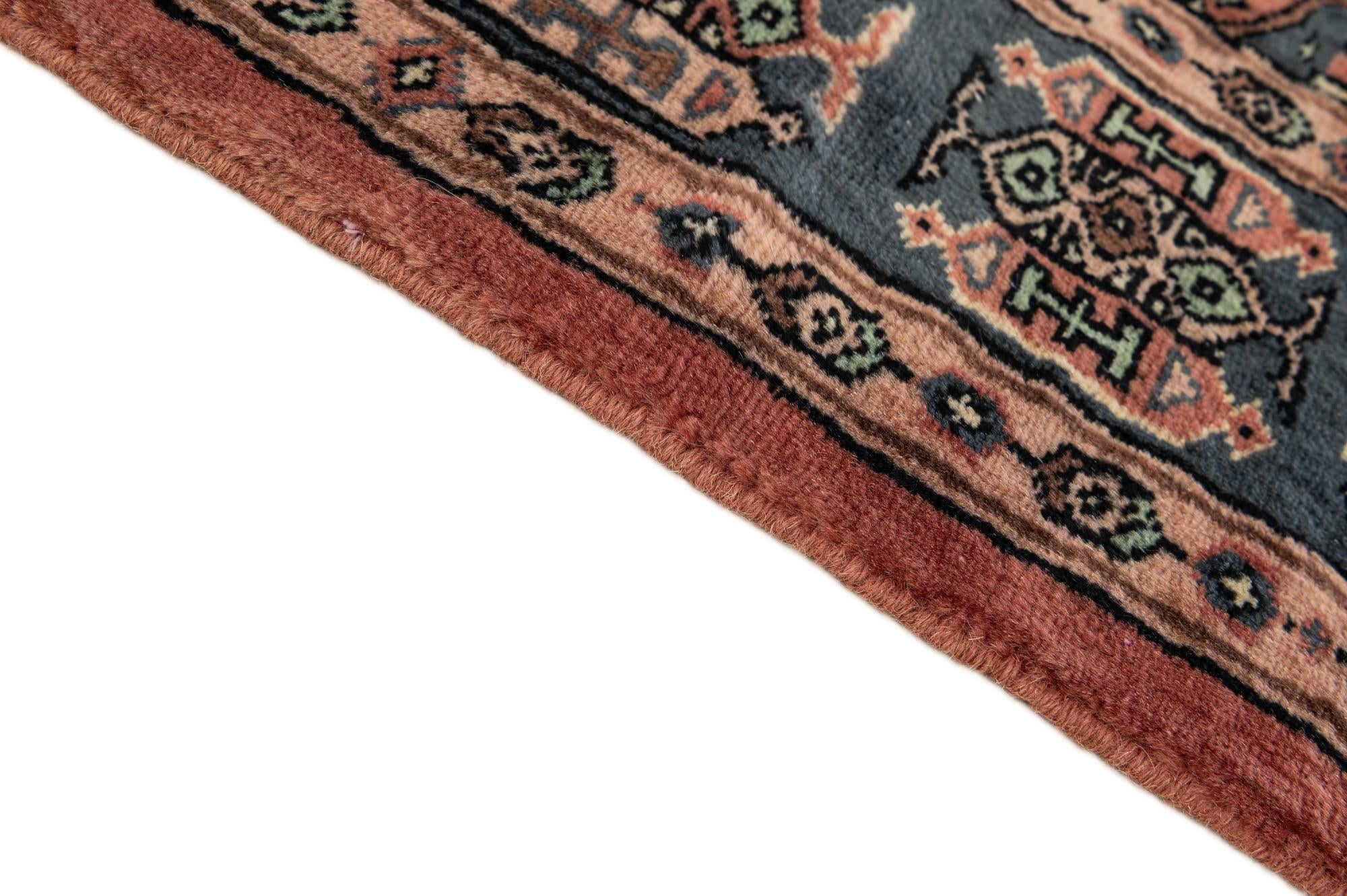 4' 2 x 6' 4 Hand Knotted Kazak Oriental Wool Rug