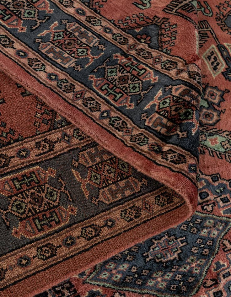 Detail image of 4' 2 x 6' 4  Hand Knotted Kazak Oriental Wool Rug