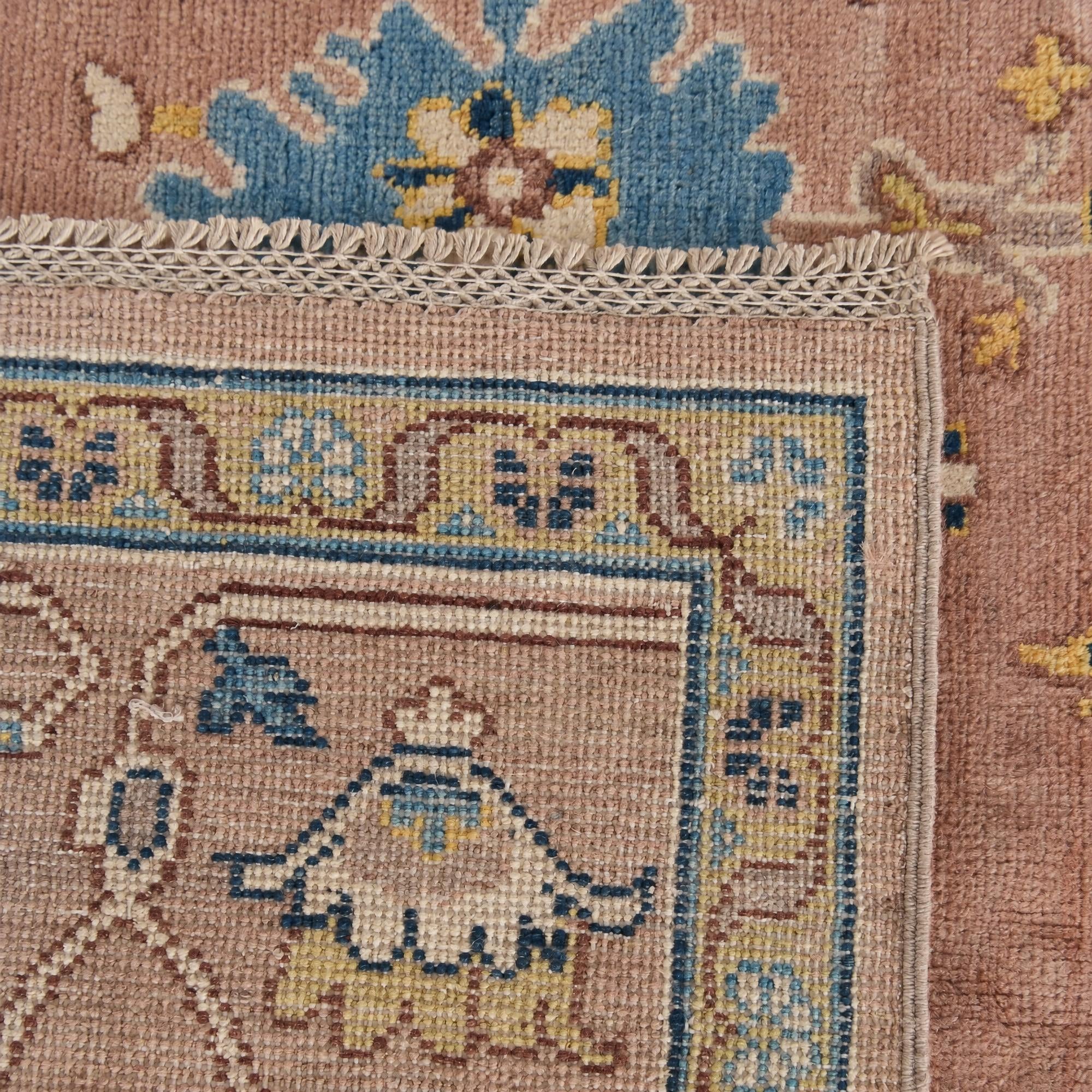 165cm x 235cm Hand Knotted Kazak Rug