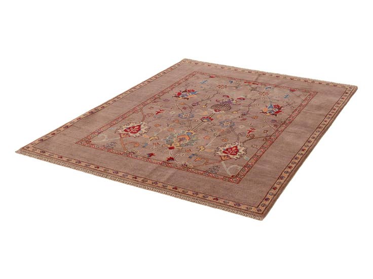 Detail image of 4' 9 x 6' 5 Hand Knotted Kazak Rug