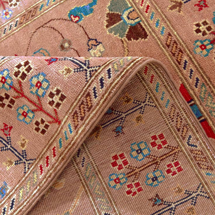 Detail image of 4' 1 x 6' Hand Knotted Kazak Rug