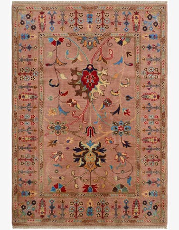 4' 1 x 6' Hand Knotted Kazak Rug
