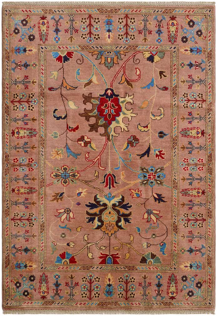 4' 1 x 6' Hand Knotted Kazak Rug