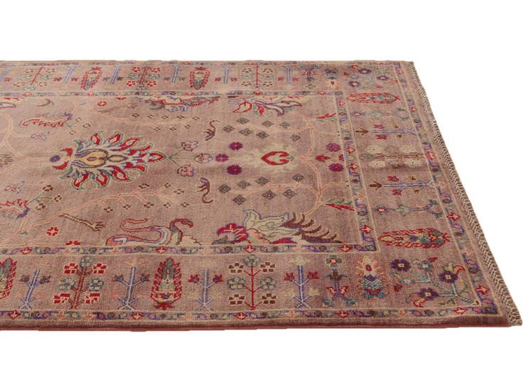 Detail image of 4' x 5' 11 Hand Knotted Kazak Rug