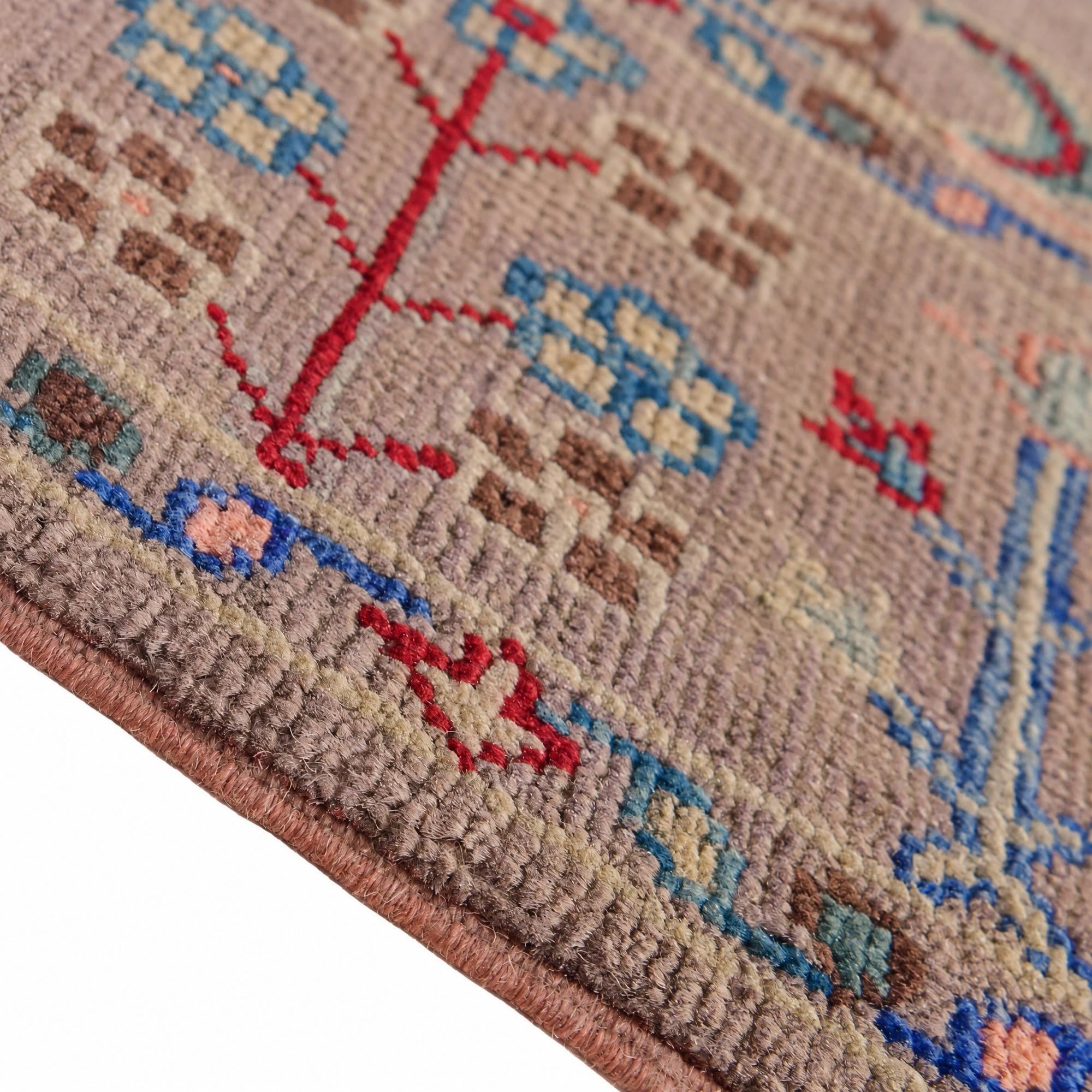 Detail image 8 of 12: 4' x 5' 11 Hand Knotted Kazak Rug