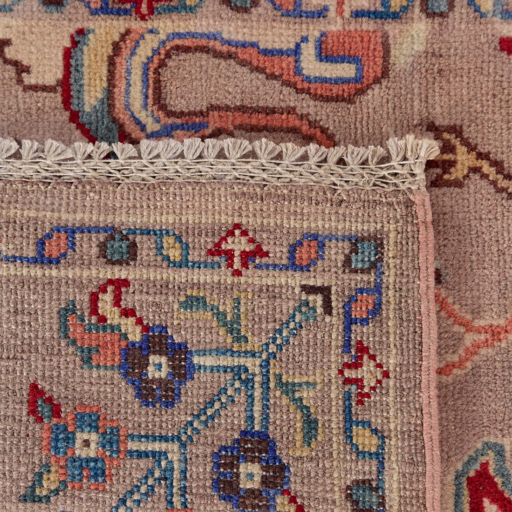 Detail image 12 of 12: 4' x 5' 11 Hand Knotted Kazak Rug