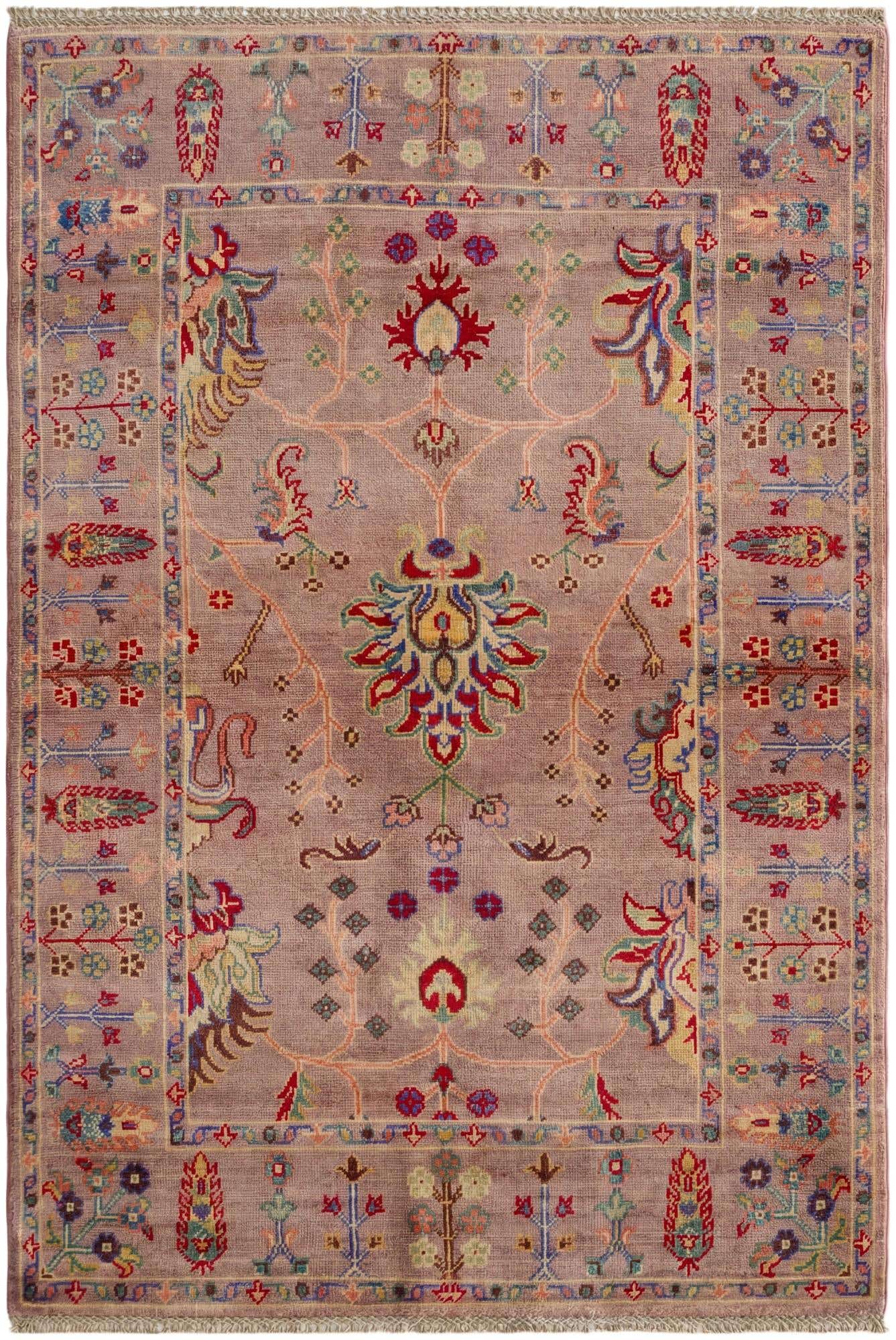 4' x 5' 11 Hand Knotted Kazak Rug