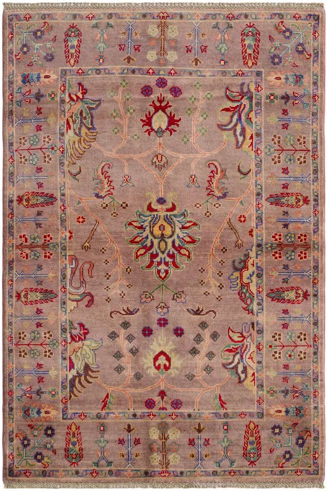 4' x 5' 11 Hand Knotted Kazak Rug
