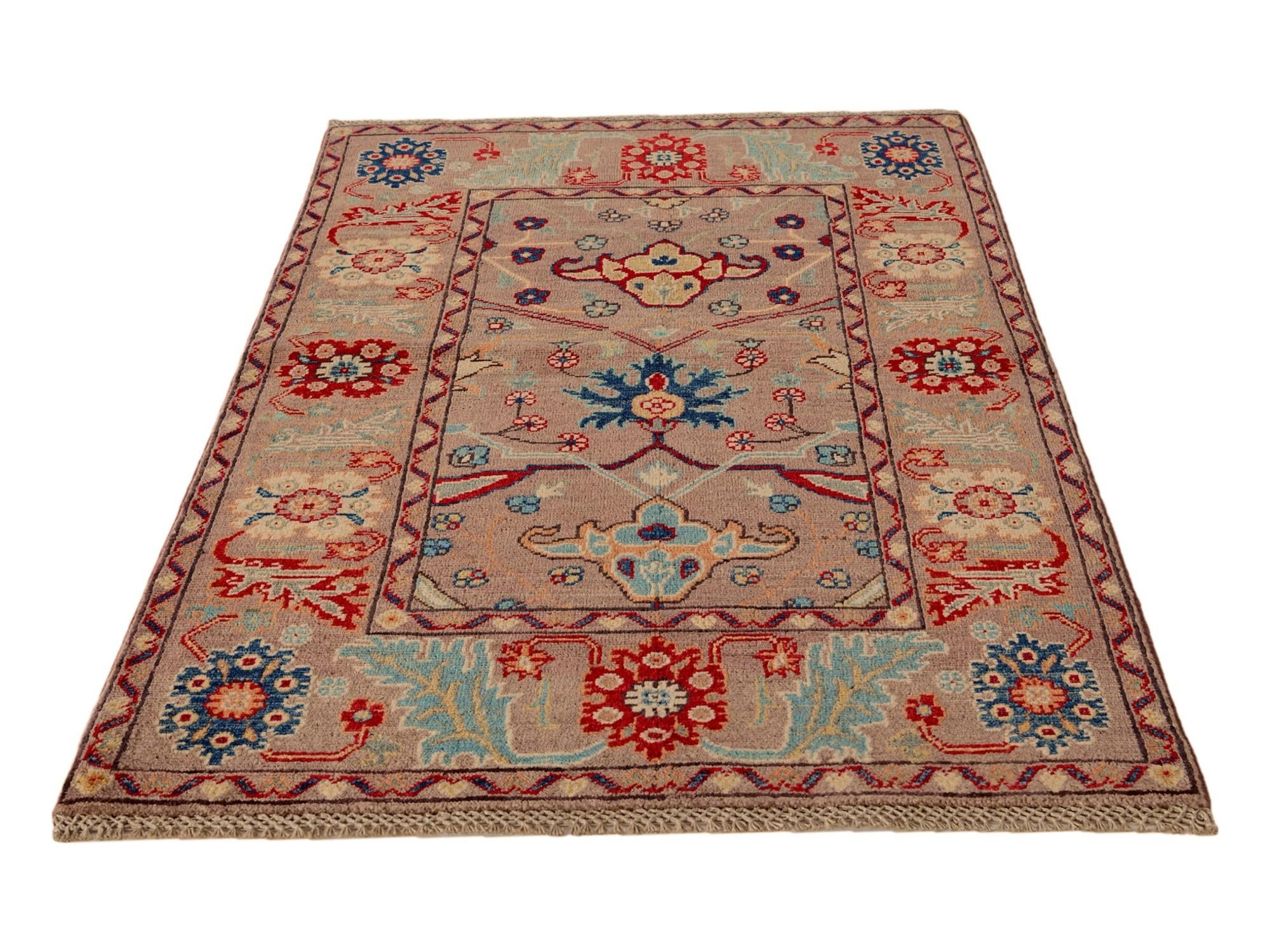 3' 2 x 5' 1 Hand Knotted Kazak Rug