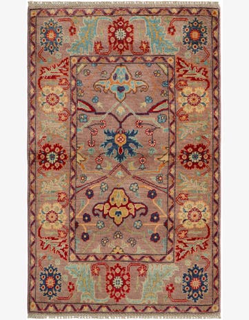 3' 2 x 5' 1 Hand Knotted Kazak Rug