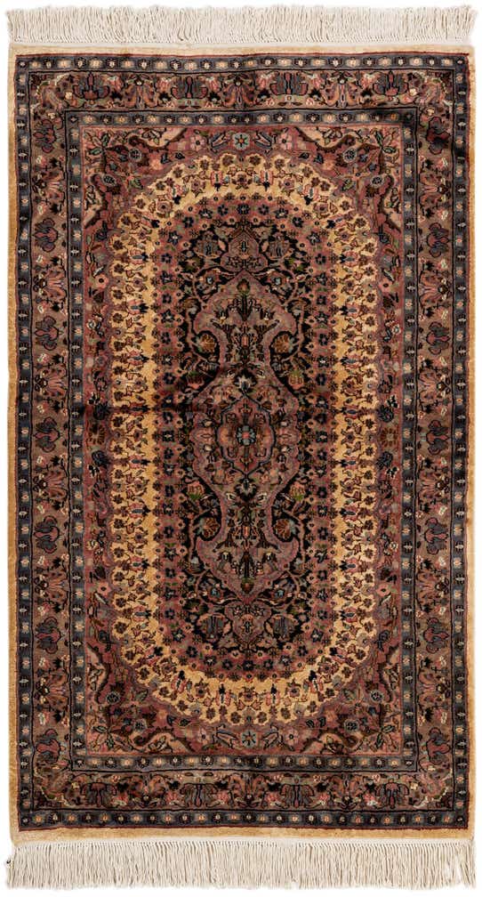 3' 2 x 5' 4 Hand Knotted Lahour Oriental Rug