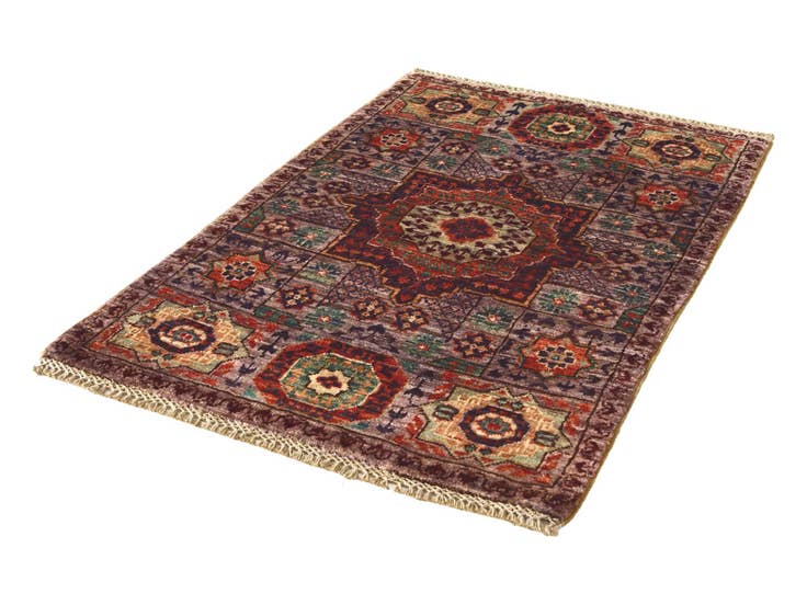 Detail image of 2' 1 x 3' 2 Hand Knotted Mamluk Ziegler Rug