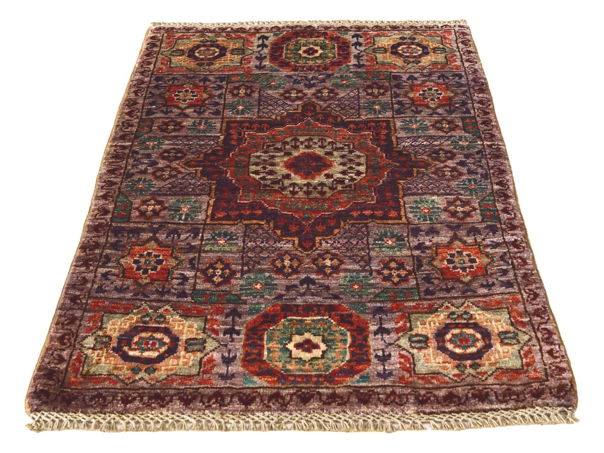 2' 1 x 3' 2 Hand Knotted Mamluk Ziegler Rug