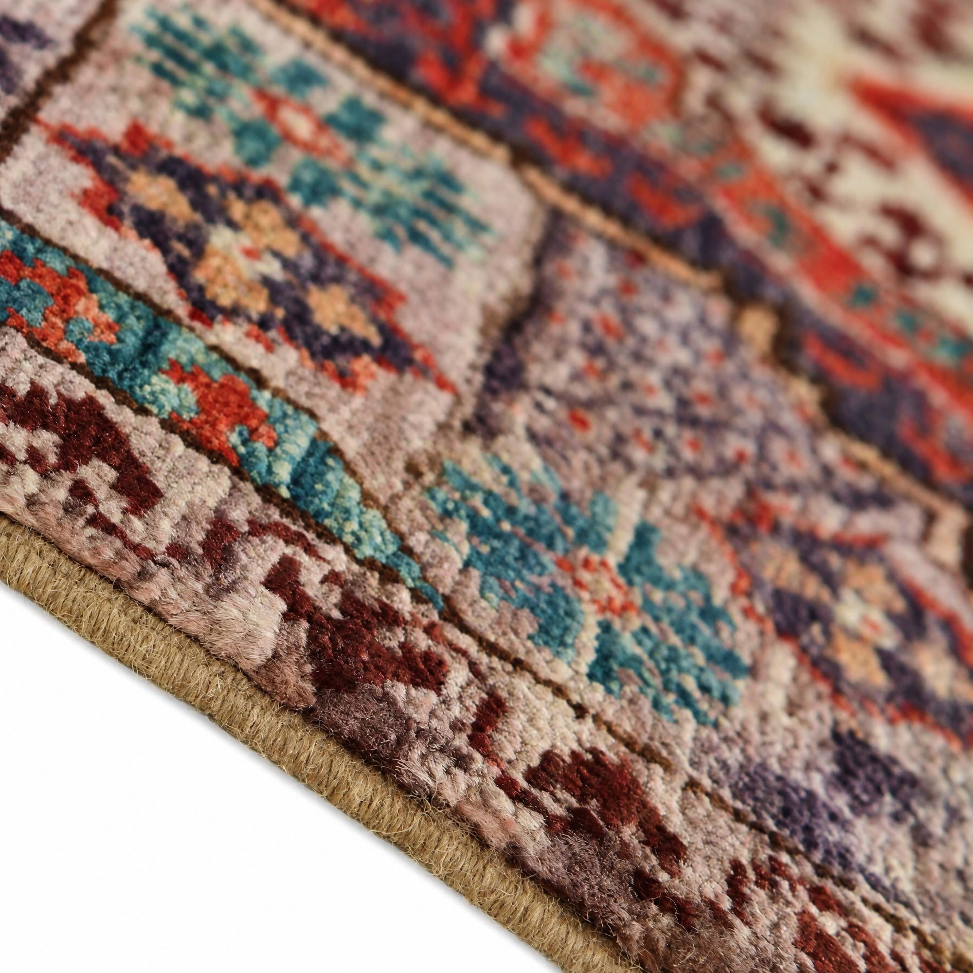 65cm x 95cm Hand Knotted Mamluk Ziegler Rug