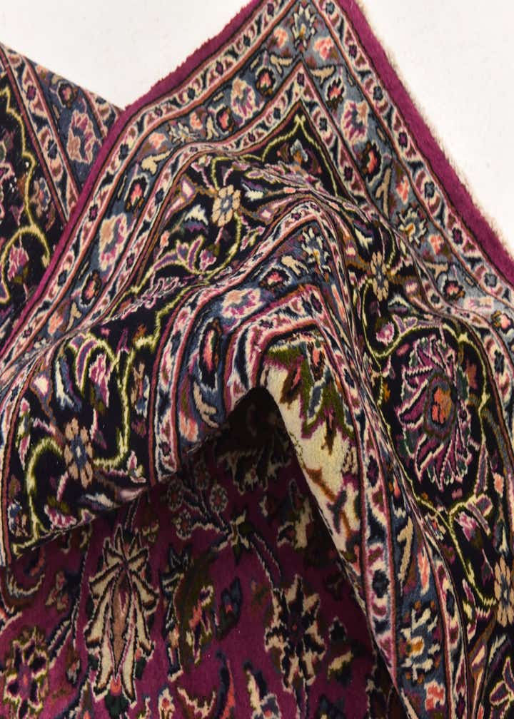 9' 10 x 12' 7 Hand Knotted Mashad Persian Wool Rug