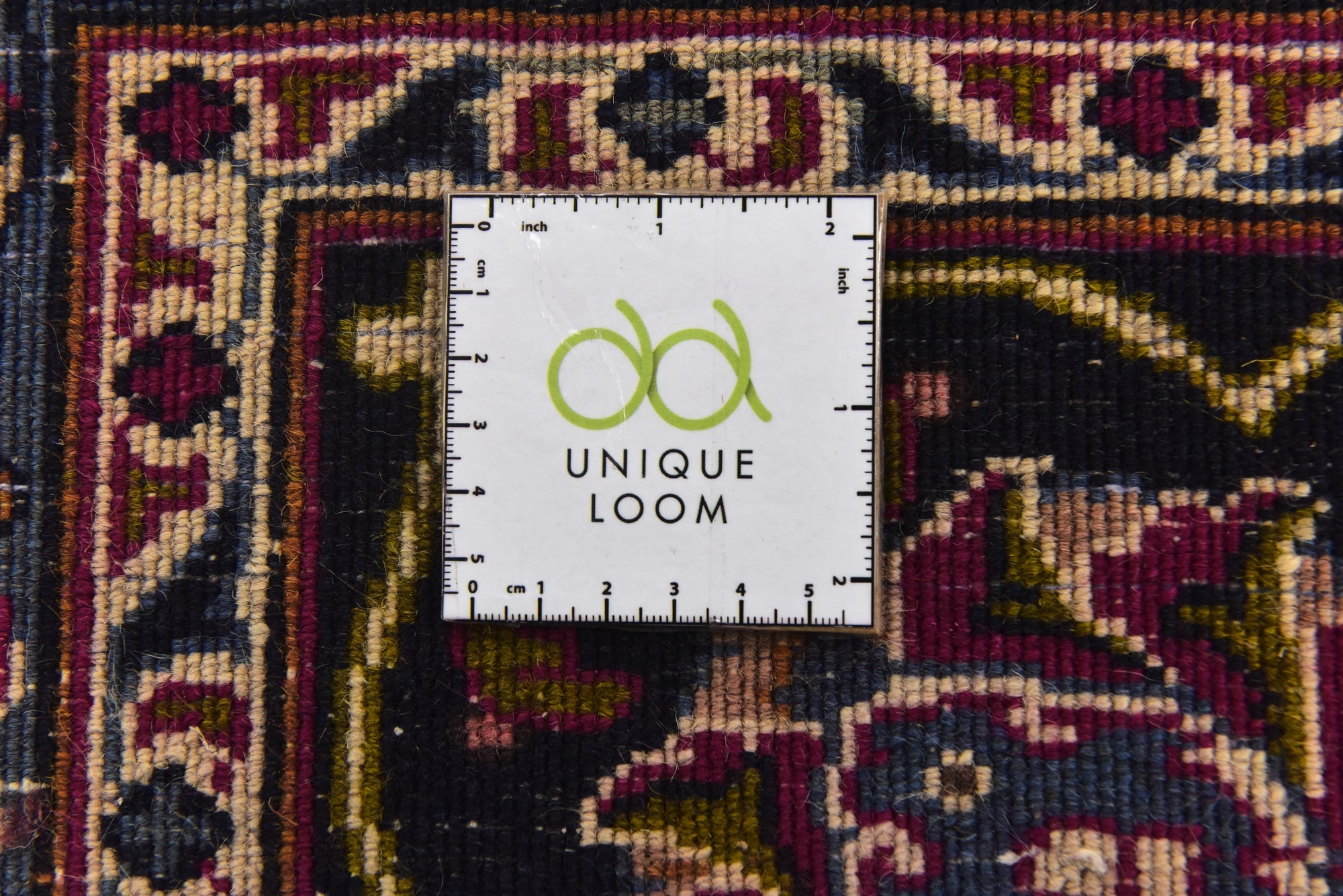 9' 10 x 12' 7 Hand Knotted Mashad Persian Wool Rug
