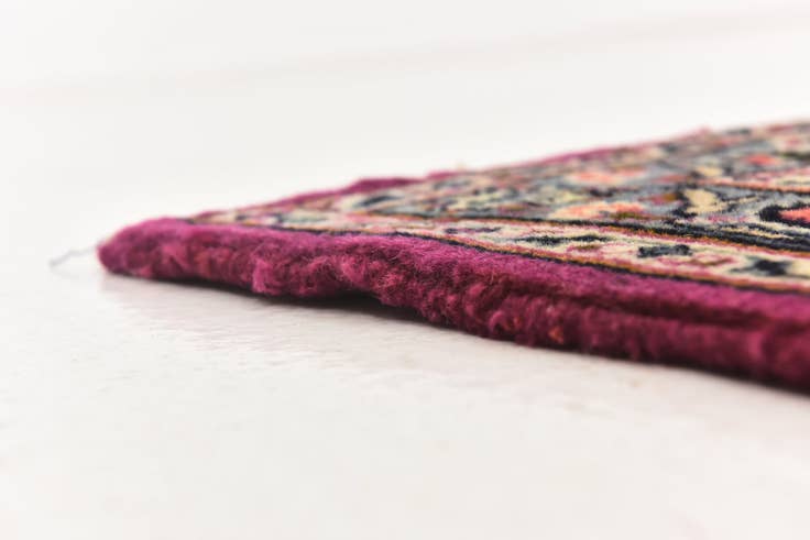 Detail image of 9' 10 x 12' 7 Hand Knotted Mashad Persian Wool Rug