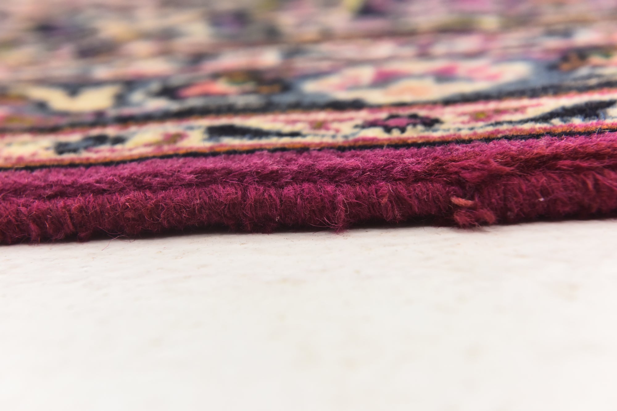 9' 10 x 12' 7 Hand Knotted Mashad Persian Wool Rug